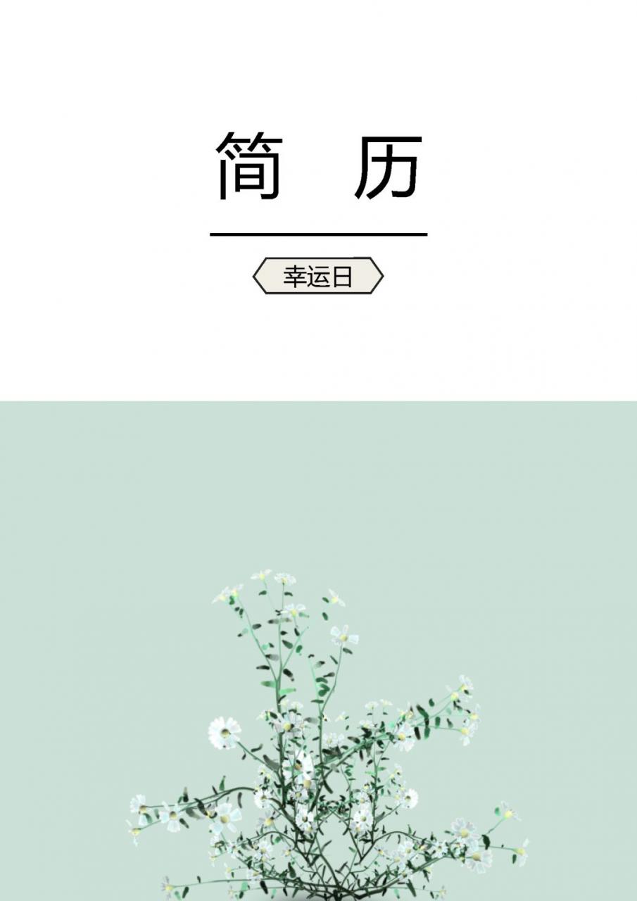 近千份简历模板!为考研复试或春招做准备!