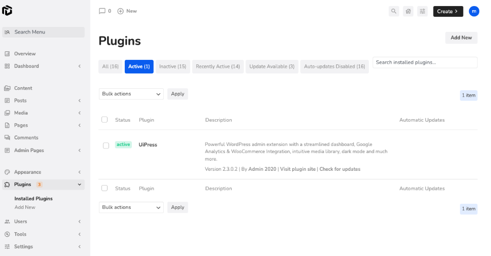 图片[3]-WordPress后台管理页面主题，让站长写作在更美观的后台进行-友沃可